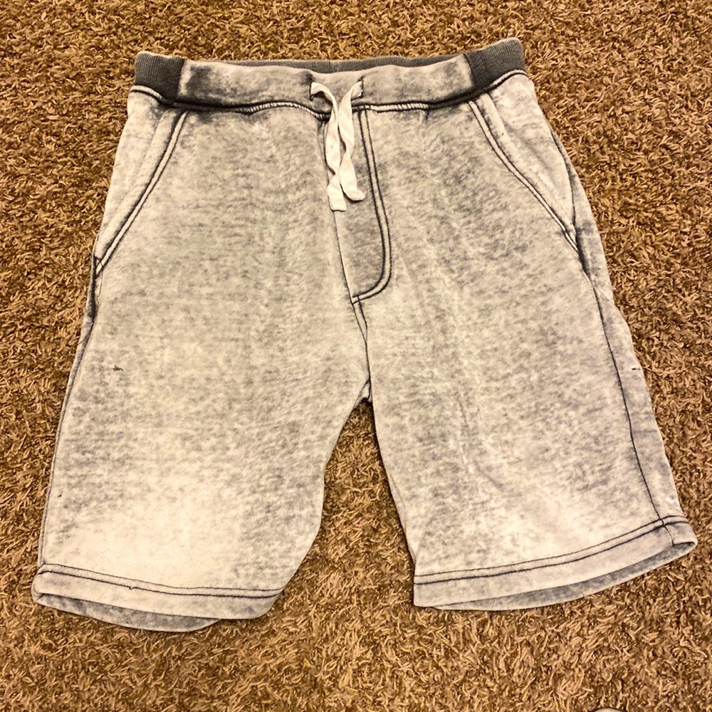 Grey wash design shorts